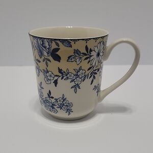 Johnson Brothers Blue and Cream Floral Dining Mug